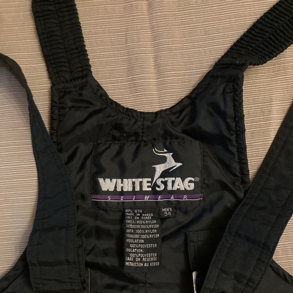 Men’s large snow bibs length 34